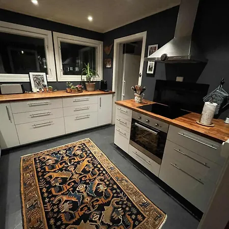 Stort Hus Med Hage Og Bekk, 5 Soverom, 8 Min Til Sentrum بيت للعطل